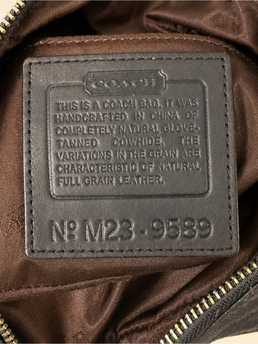 Coach Legacy West 9589 Black Leather Camera Crossbody Bag Vintage Y2K - Picture 9 of 9